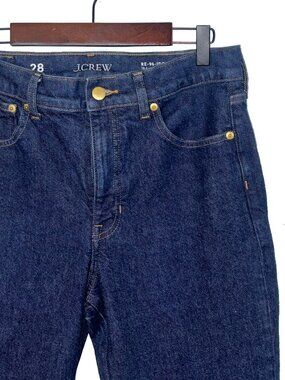 J. Crew Dark Blue '96 Straight Jeans - Size 28
